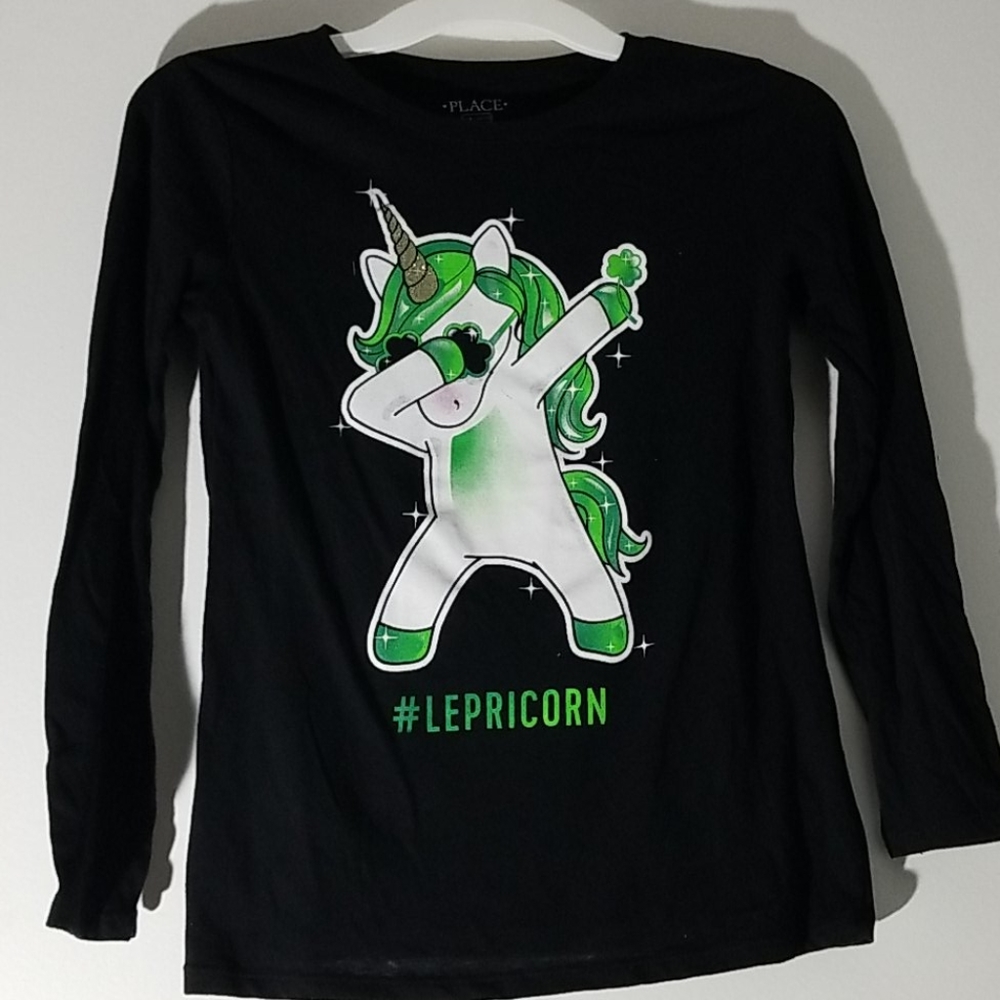 Girls black long sleeve shirt